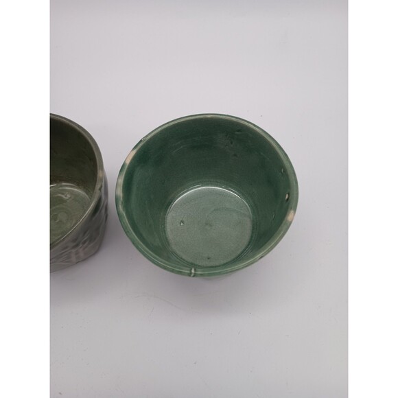 Vintage Tashiro Shoten Celadon Green Egyptian Revival Tea Cup Made In Japan - Picture 6 of 8